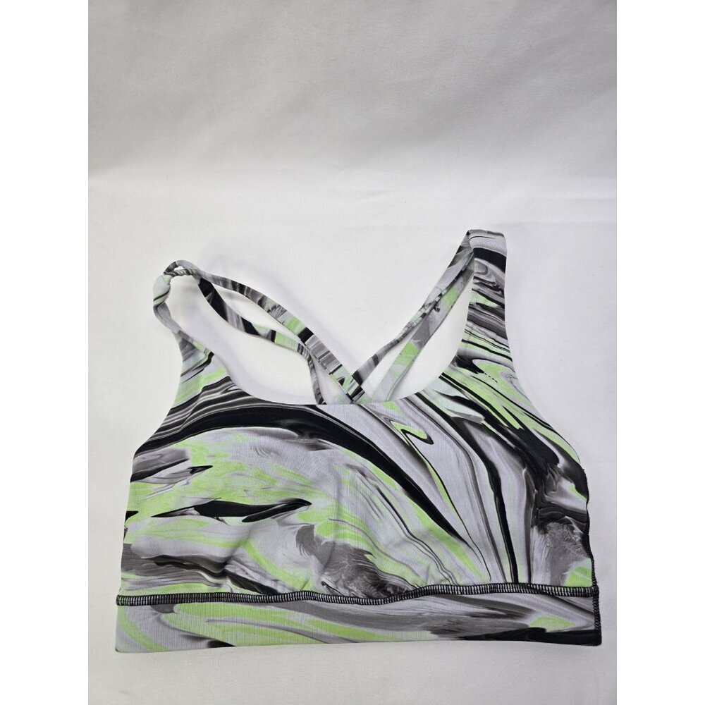 Lululemon Energy Bra *Medium Support, B–D CupsPaint Glide Warp Multi Size 4
